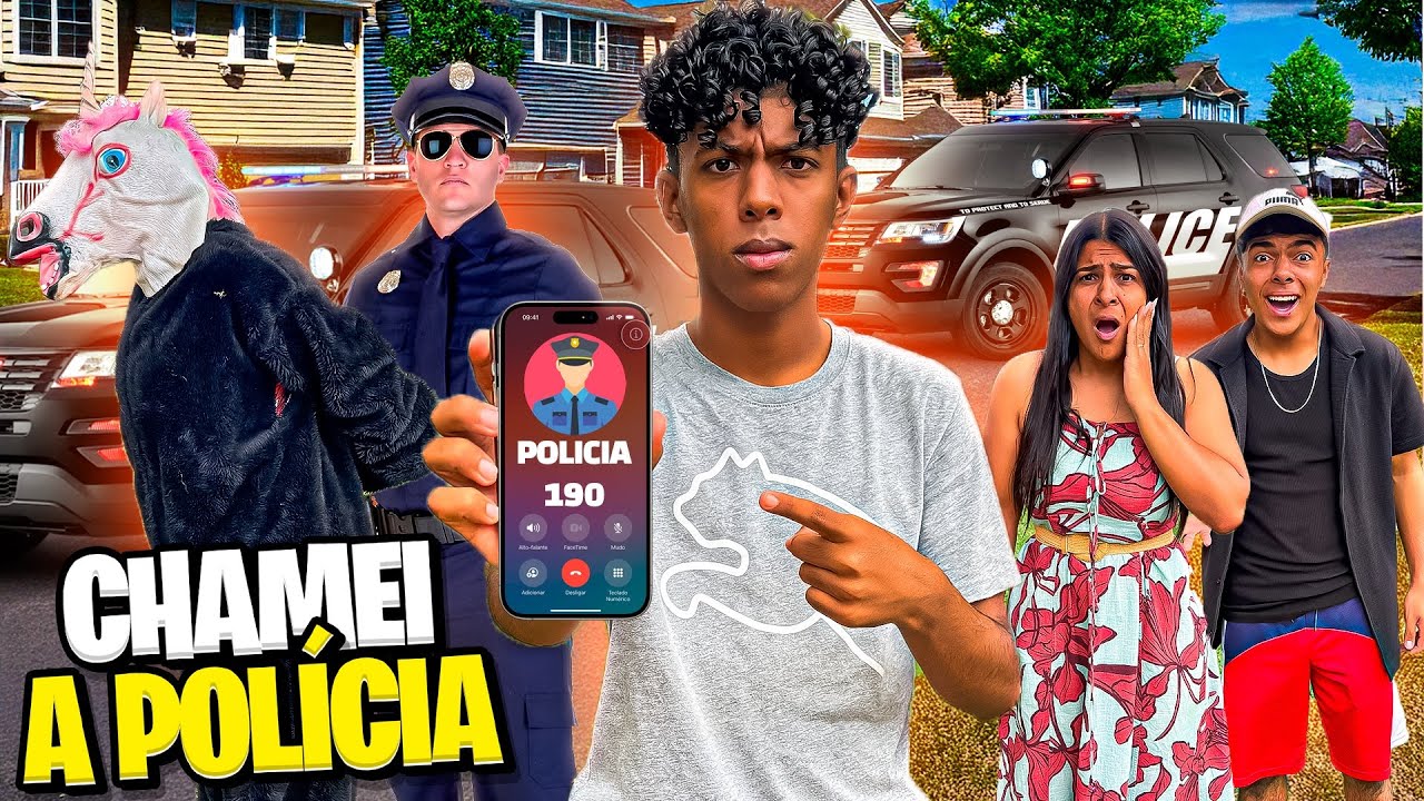 CHAMAMOS A POLÍCIA PARA PRENDER A UNICÓRNIA!!