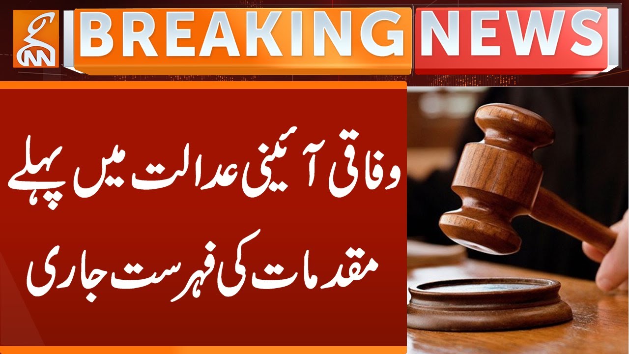 List of first cases released in Federal Constitutional Court