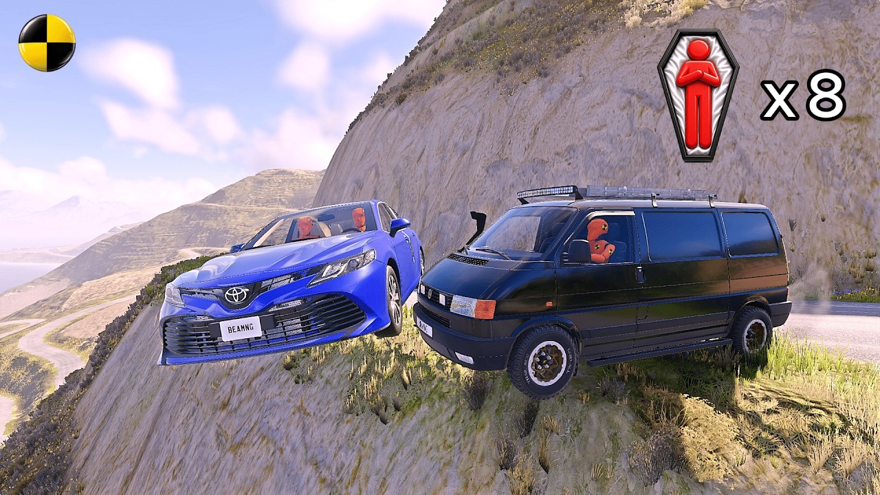 Realistic High-Speed Car Crashes in BeamNG.drive #182 | Ultra Detailed Crash Compilation