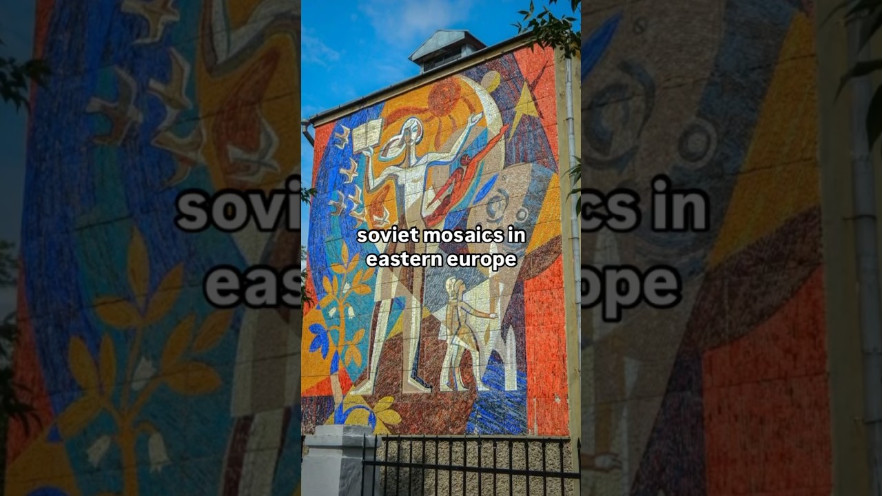 Soviet mosaics in EasternEurope 🇪🇺 #easterneurope #nostalgia