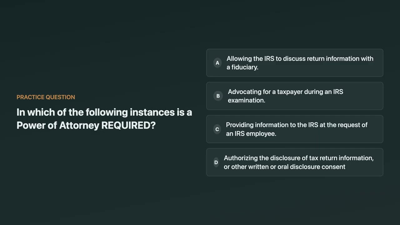 EA Exam Course: Identity Theft on Tax Returns: IRS Clues, Transcripts, and POA Limits
