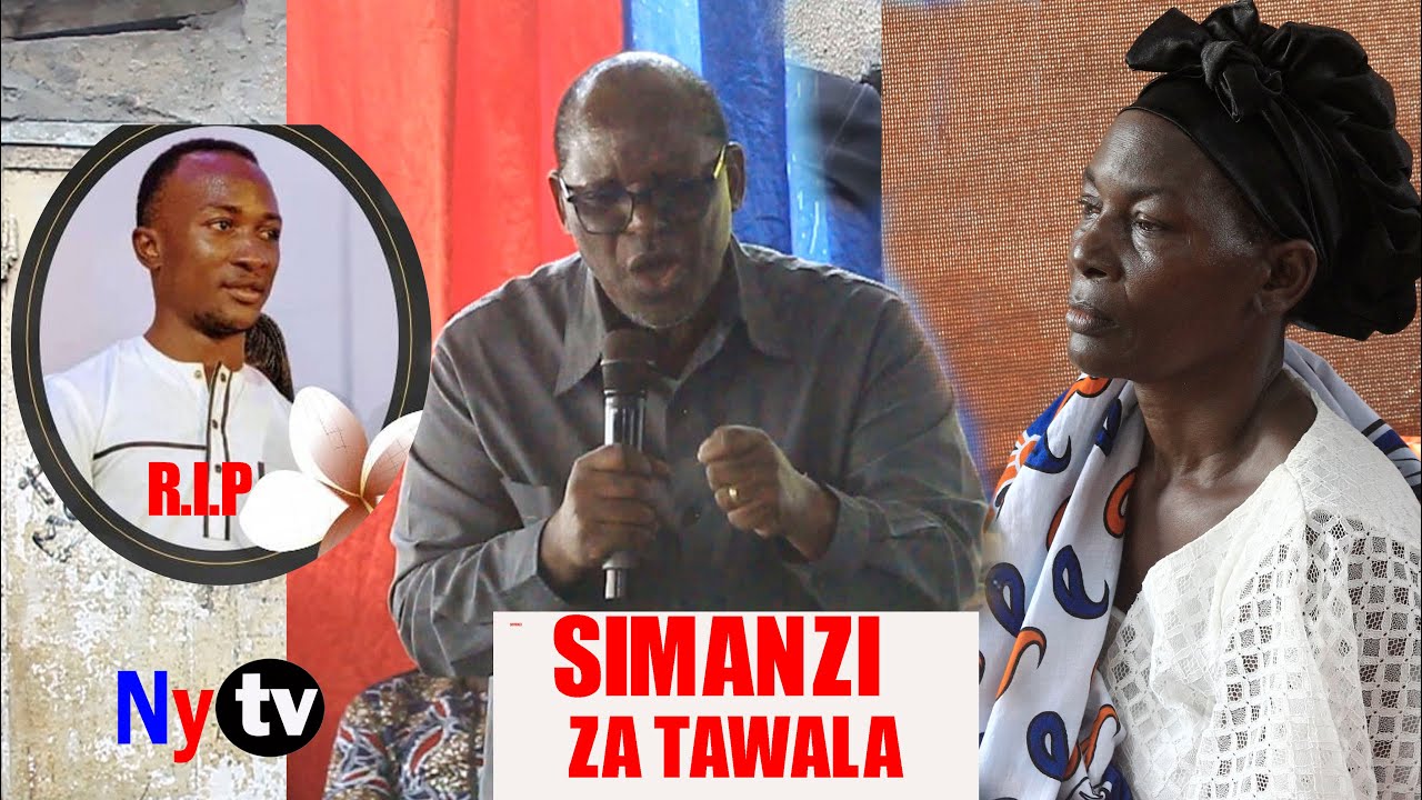 UKIMYA WA TANDA KWENYE MSIBA WA MELECKZEDEK JOHN WAKATI WA KUTOA NENO LA FARAJA KWA WAFIWA-SINA MTU