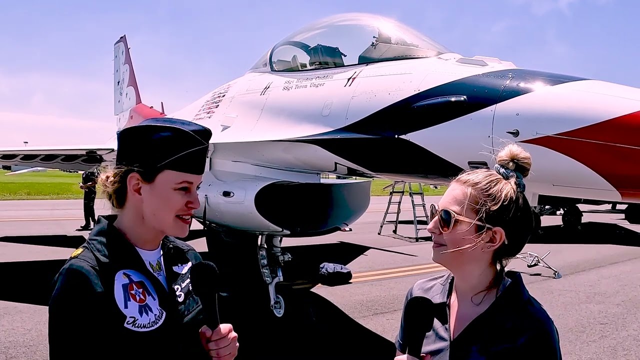 AviNation Tram Talk  with USAF Thunderbird #3 Lauren Schlichting