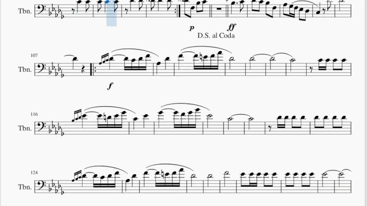Dobrado Cisne Branco - MARINHA DO BRASIL - Trombone