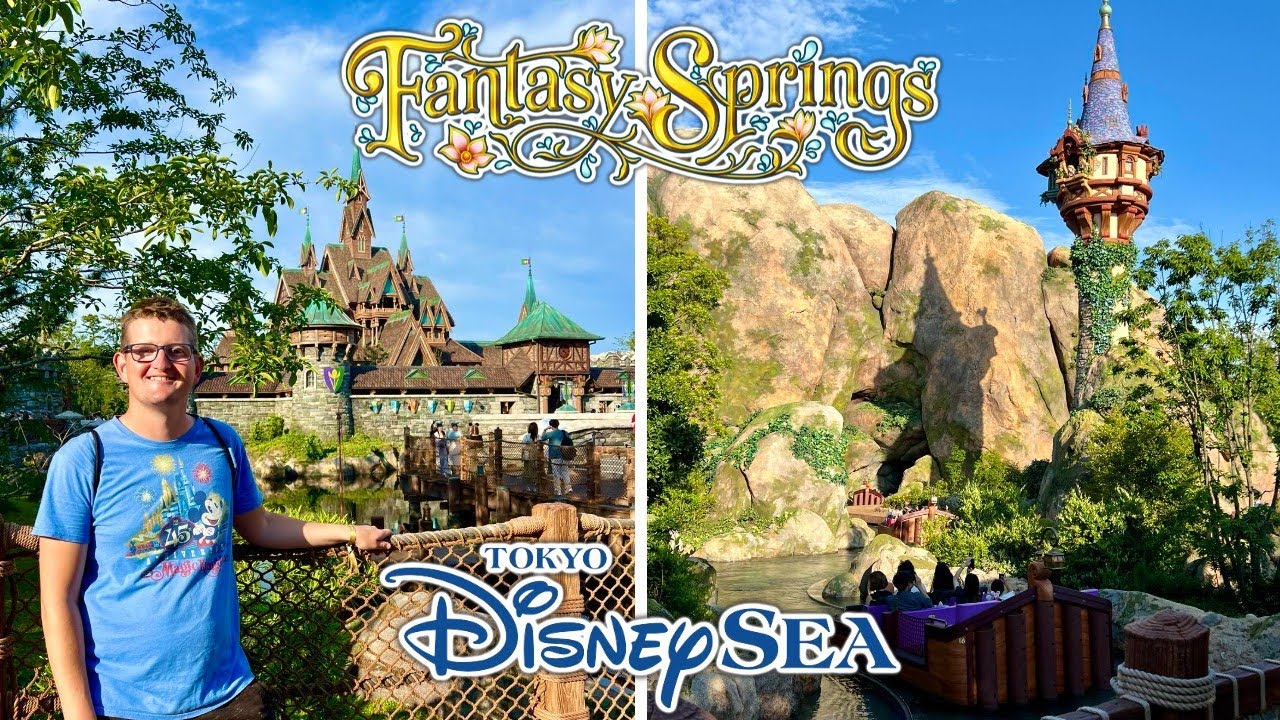 Fantasy Springs — это просто потрясающе! НОВЫЙ тур по территории Tokyo DisneySea и аттракционы от...