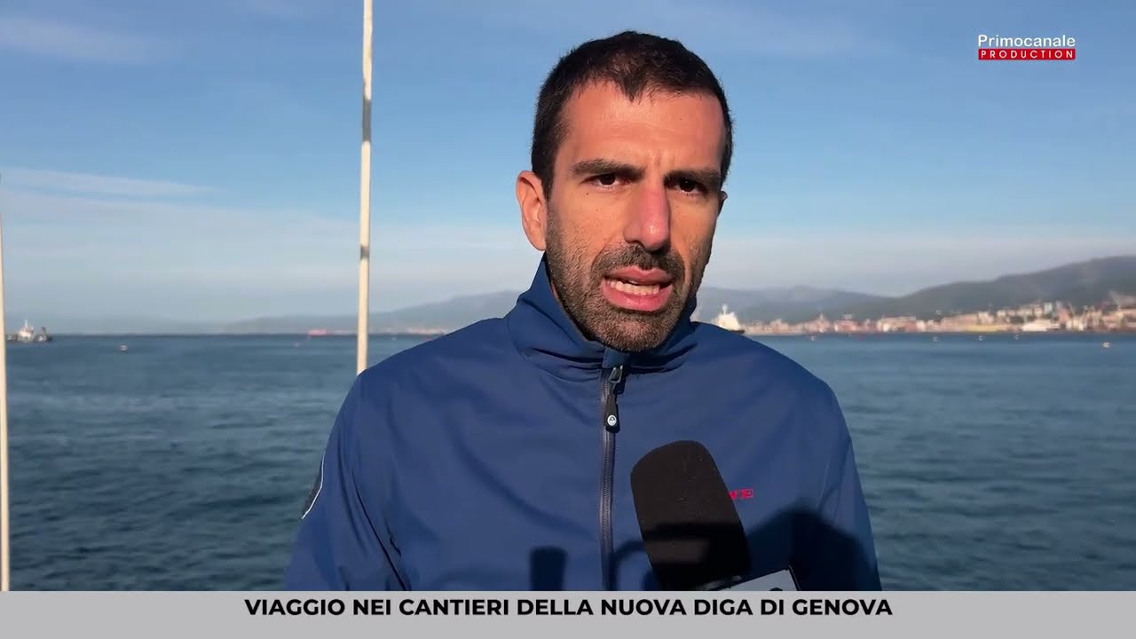 Carlo De Simone - sul cantiere della Nuova Diga Foranea di Genova 🌊