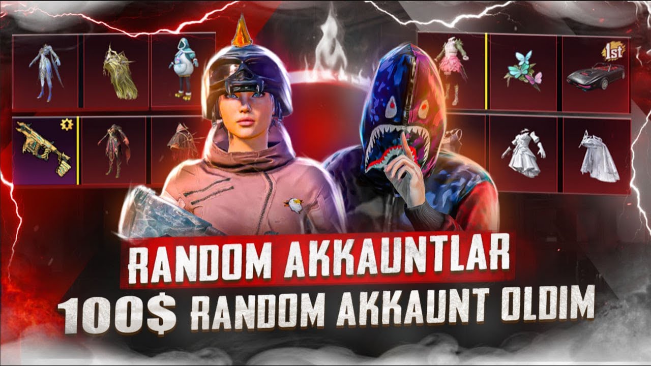 100$ RANDOM AKKAUNT OLDIK 😱😍