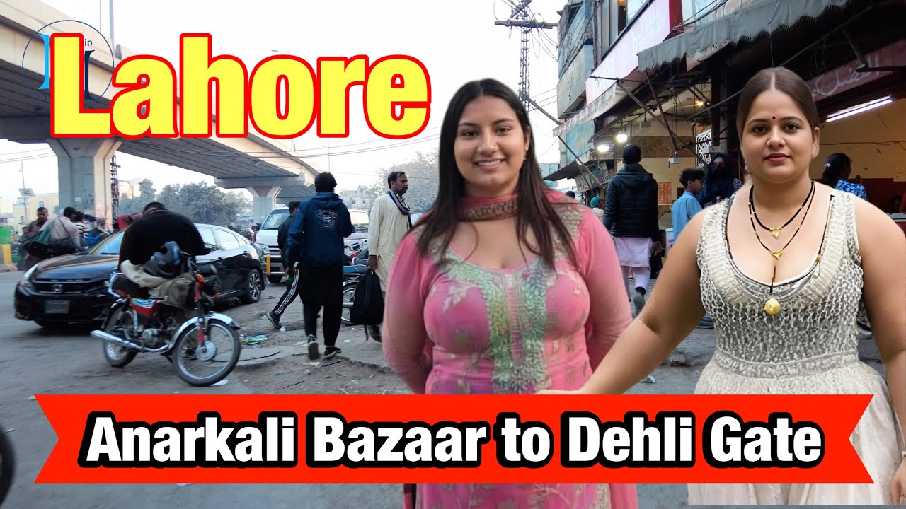 From Anarkali Bazaar to Dehli Gate 🇵🇰Lahore Pakistan walking tour 4k
