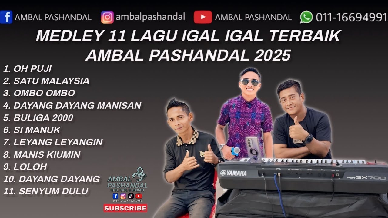 MEDLEY 11 LAGU IGAL IGAL TERBAIK 2025 - AMBAL PASHANDAL