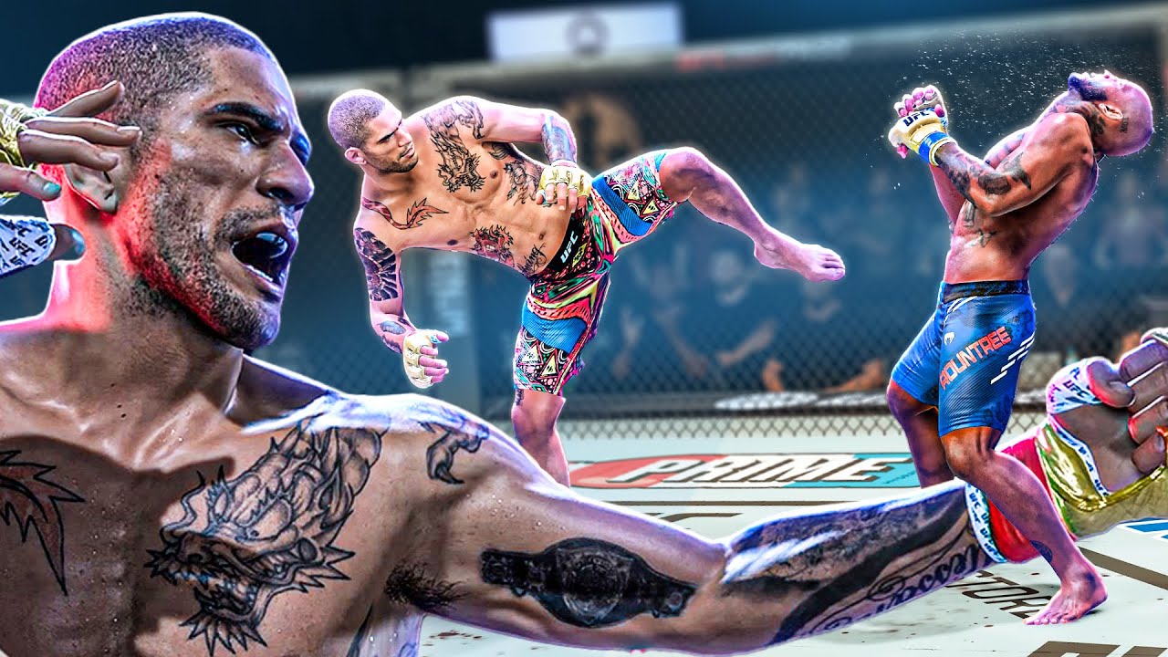 Facing The SCARIEST Alex Pereira Player in UFC 5