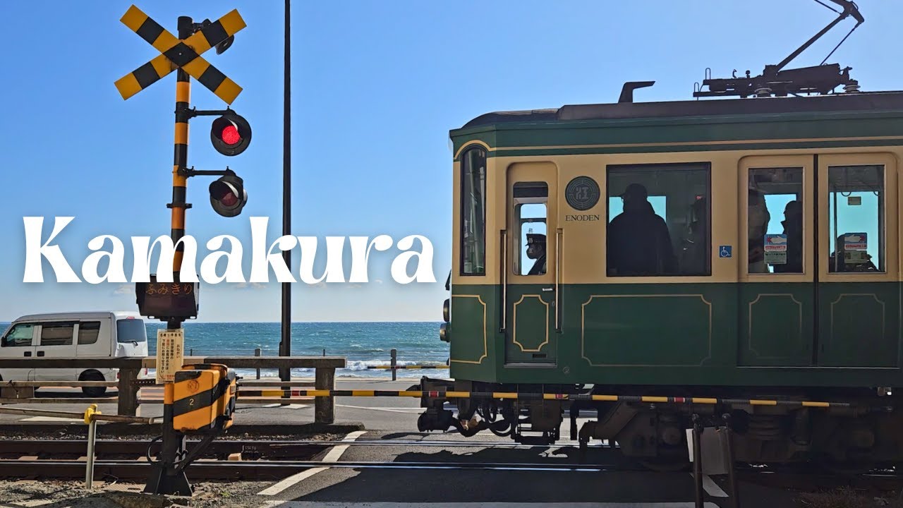 Chill Day at Kamakura, Flying Train, Sea View Cafe | Japan Vlog
