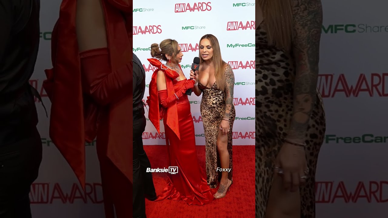 Foxxy talks to Banksie at AVN 2025 ​#AVNAwards #Fashion #RedCarpet #BanksieTV #Interview