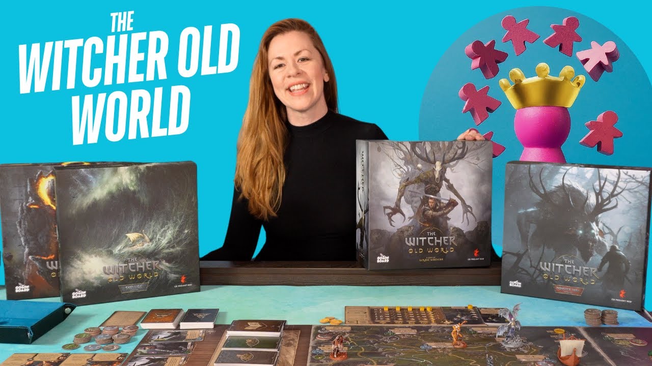 The Witcher Old World Solo Playthrough with expansions  Skellige, Monster Trail & Legendary Hunt
