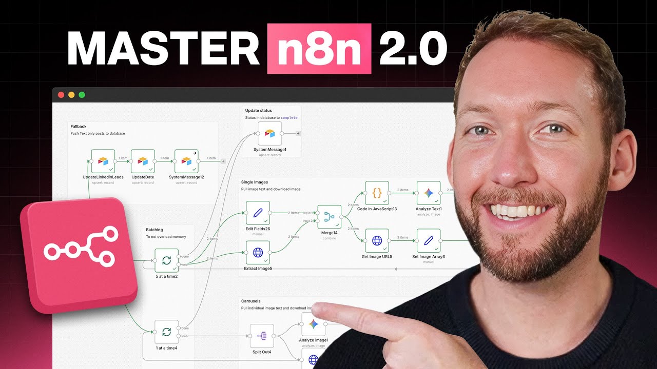 Master n8n 2.0 in 2 Hours (2026, No-Code)