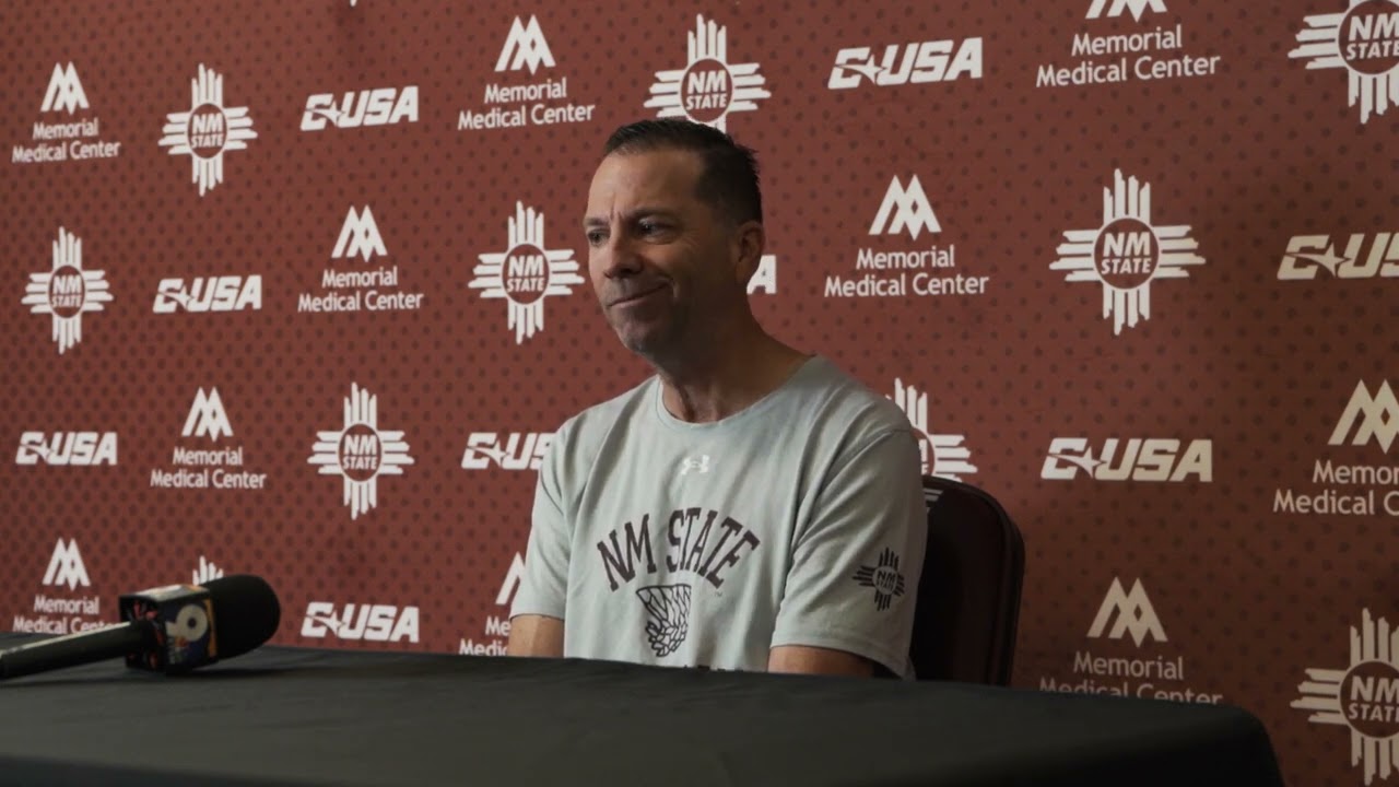 NM State Men's Basketball Presser Jan. 12