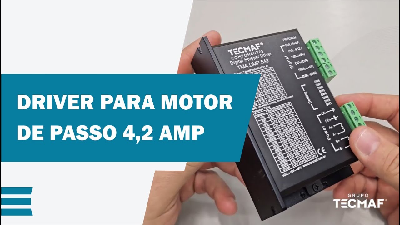 Driver para Motor de Passo 4,2 Amp Tecmaf