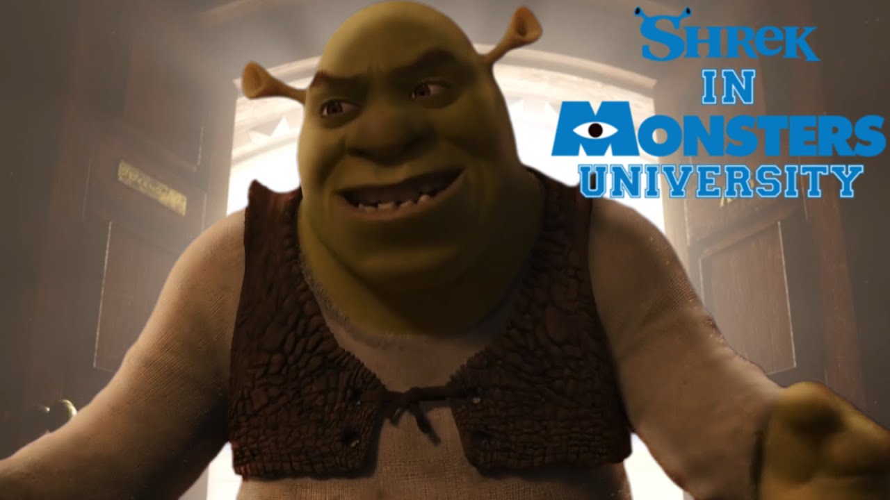 Shrek goes to Monsters University