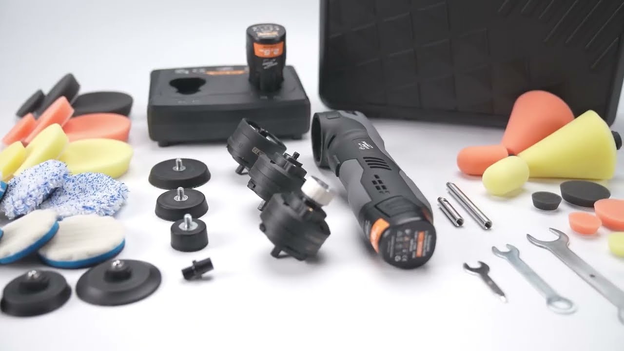 Unboxing ShineMate EB210K standard kit, versatile DA& rotary mini polisher!