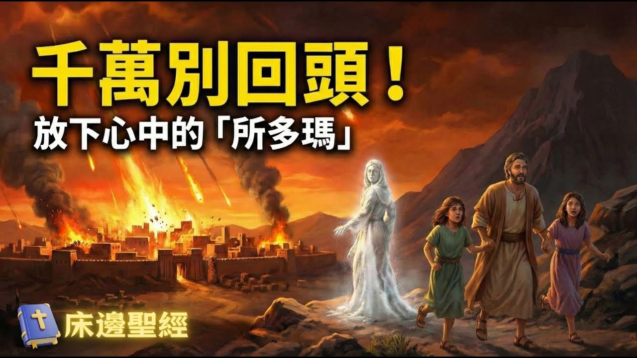 只是回了一下頭，代價竟是死亡？今晚，放下心中的「所多瑪」｜床邊聖經｜創世記Ch.19：當世界崩塌時，神依然掌權
