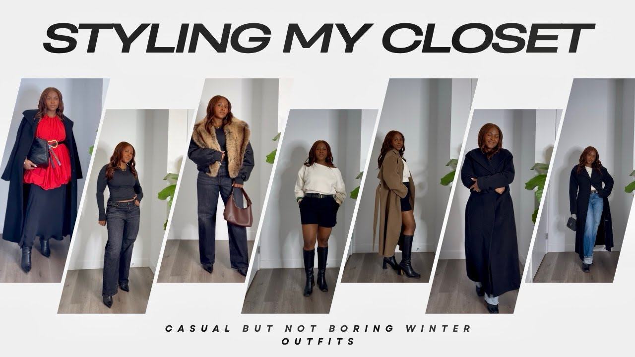 Casual But Not Boring Winter Outfits | Styling My Closet 