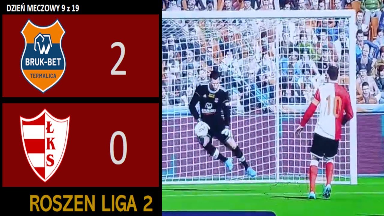 Nieciecza 2:0 ŁKS Łomża