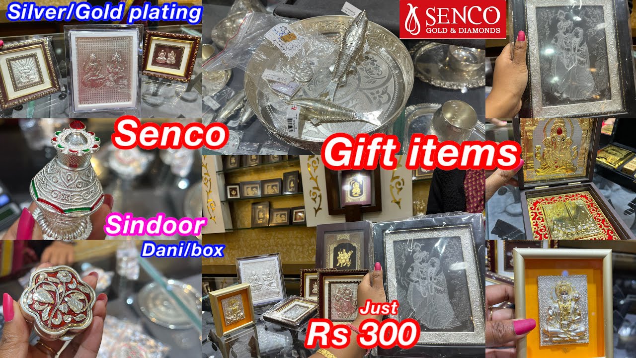 Senco gold & diamonds gift items, silver items | gold plated frames | silver plated frames | sindoor