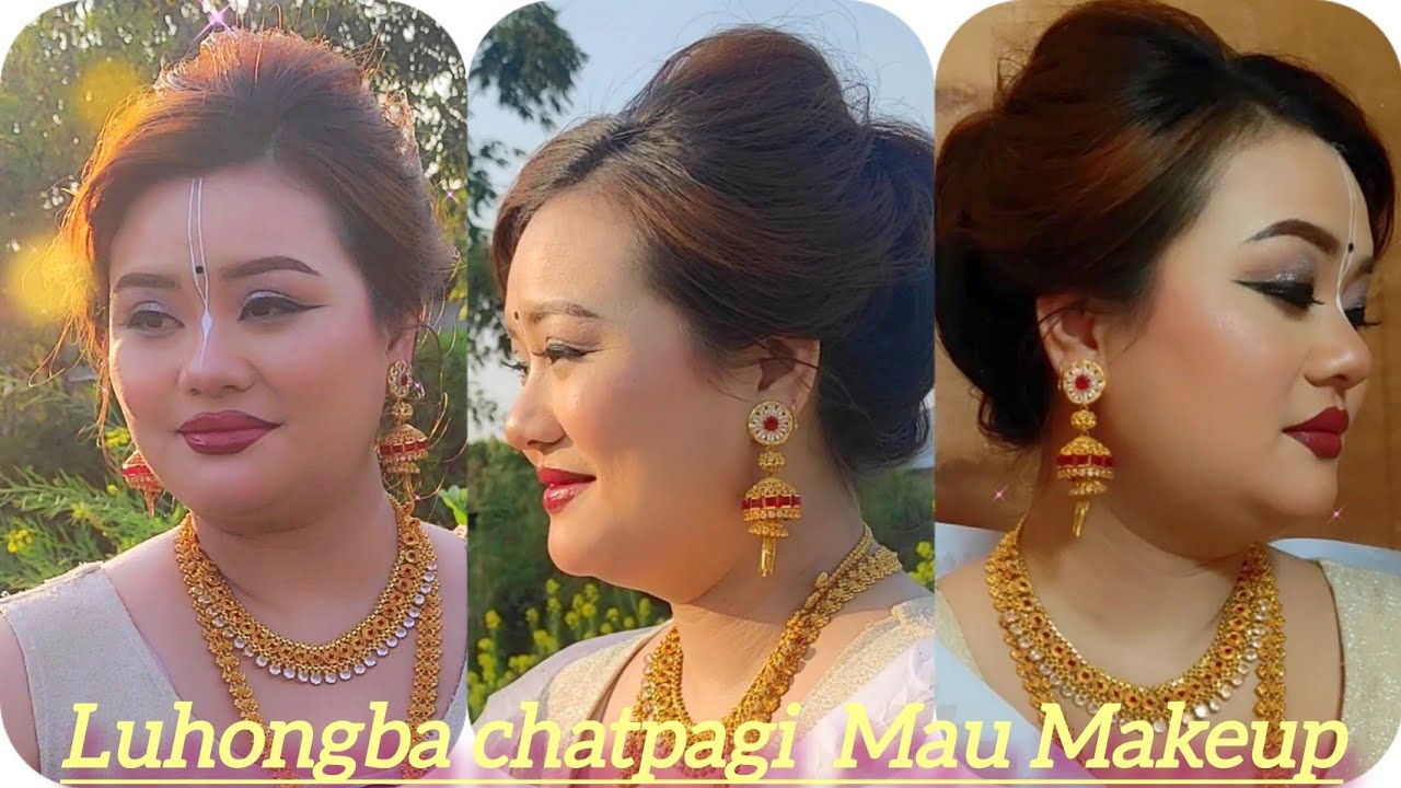 Luhongba chatpagi Mau (yatra pubi) Makeup tutorial by @Bom_Yengkhom in Manipuri