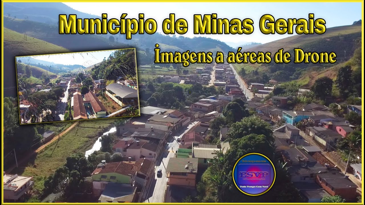 Município de  de alvorada de minas Carangola  R J Imagens aéreas de Drone