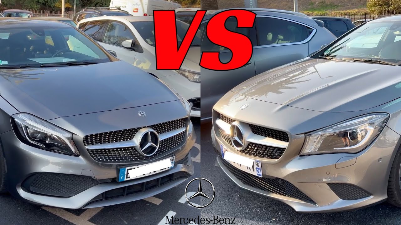 Comparatif Mercedes Classe A vs CLA, deux s&oelig;urs bien diff&eacute;rentes !