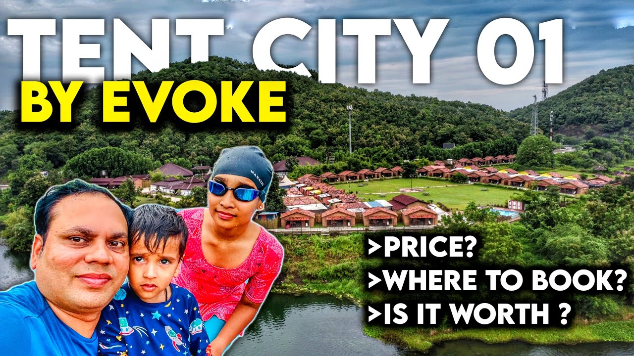 Tent city 1 statue of unity by evoke | Tent City Narmada  | Honest Review