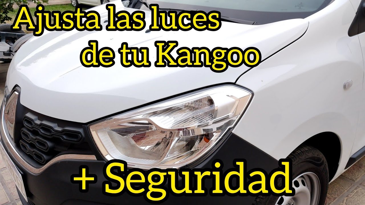Regulación altura de las luces faros delanteros - Renault Nueva Kangoo Dacia Dokker -