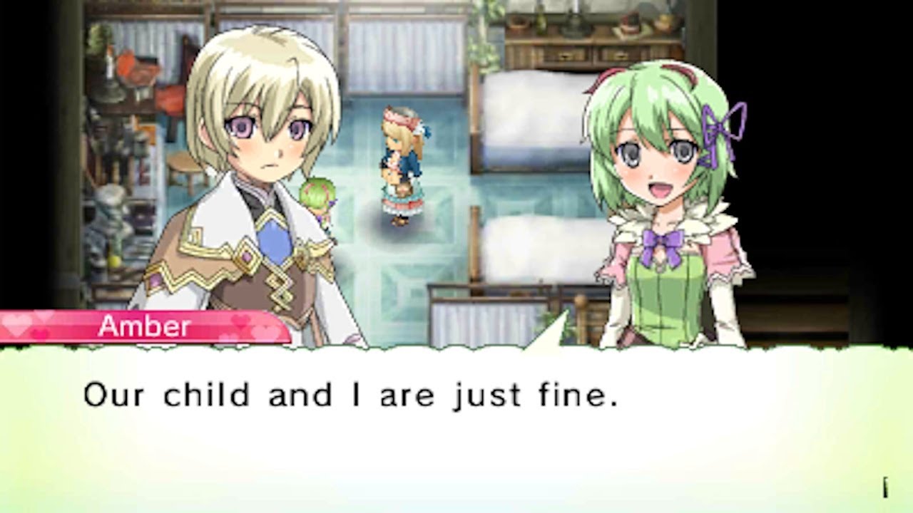 Rune Factory 4-Amber Pregnancy and Birth