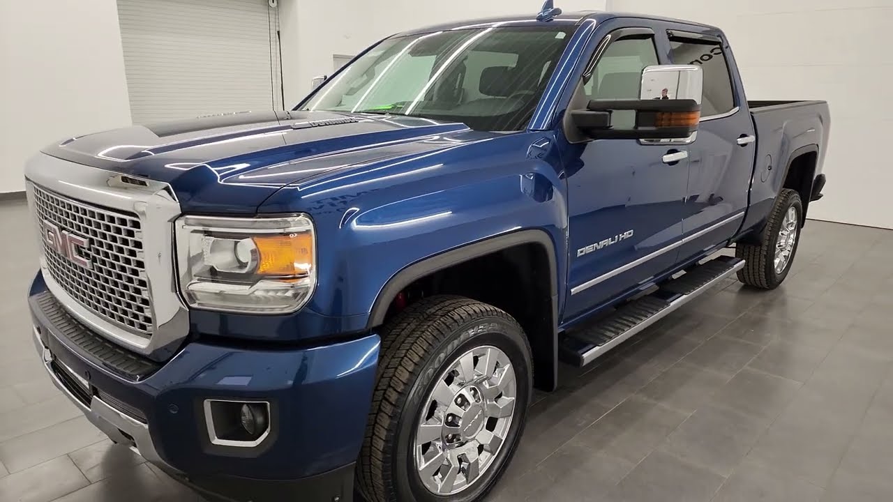 2016 GMC SIERRA 2500 DENALI CREW SHORT STONE BLUE DURAMAX 4K WALKAROUND 13439Z SOLD!