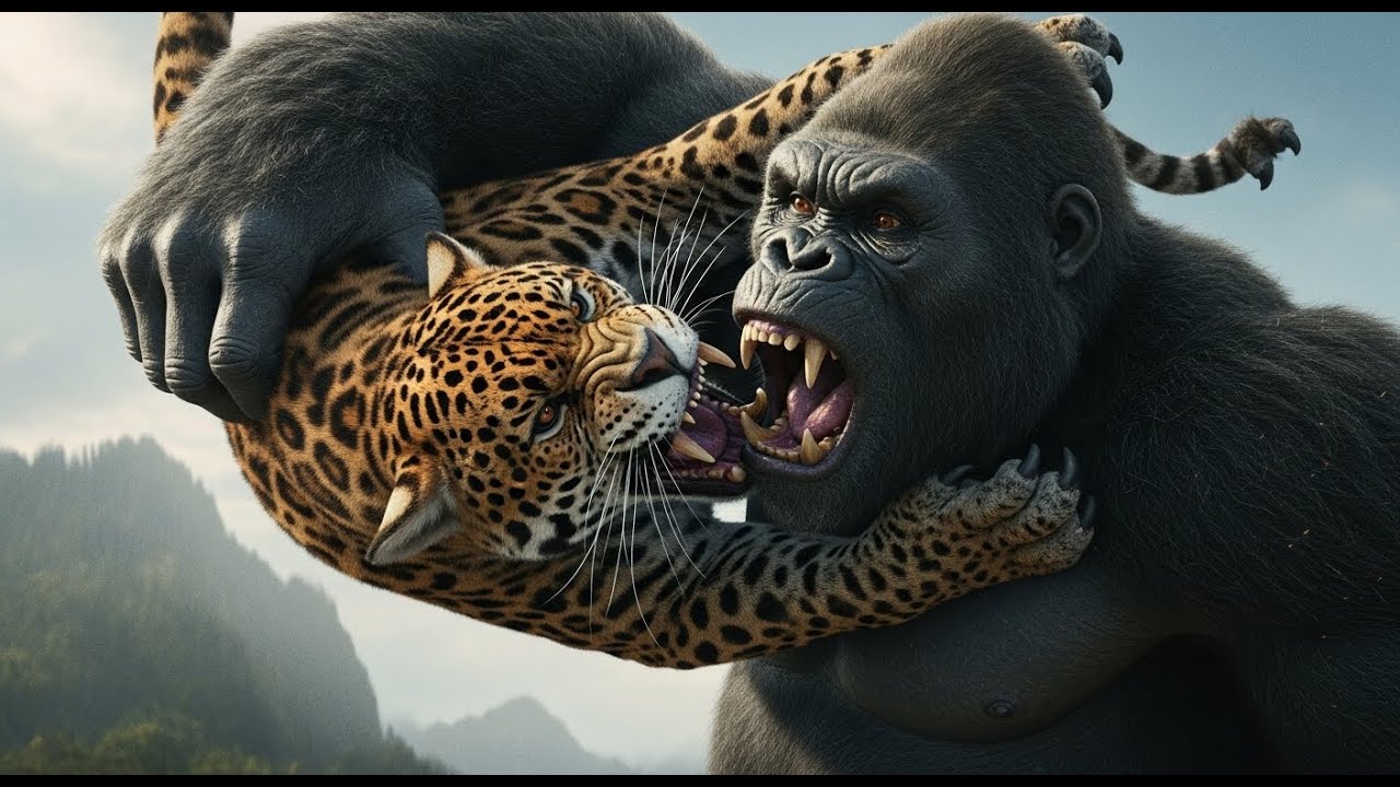 Furious Vengeance: The Giant Jaguar's Showdown with King Kong |KING KONG VS MONSTER