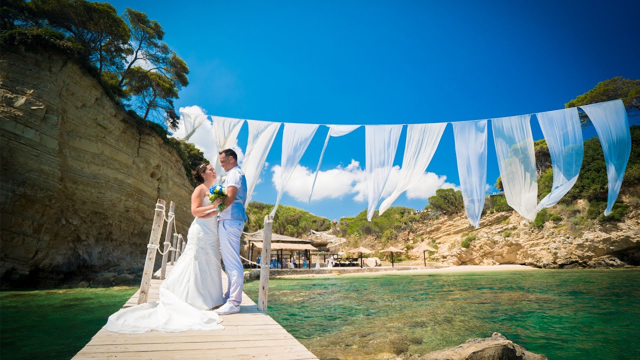 Caroline & Jamie  ,cameo island and Vezalis venue , Zante weddings  by Tsilivi Travel