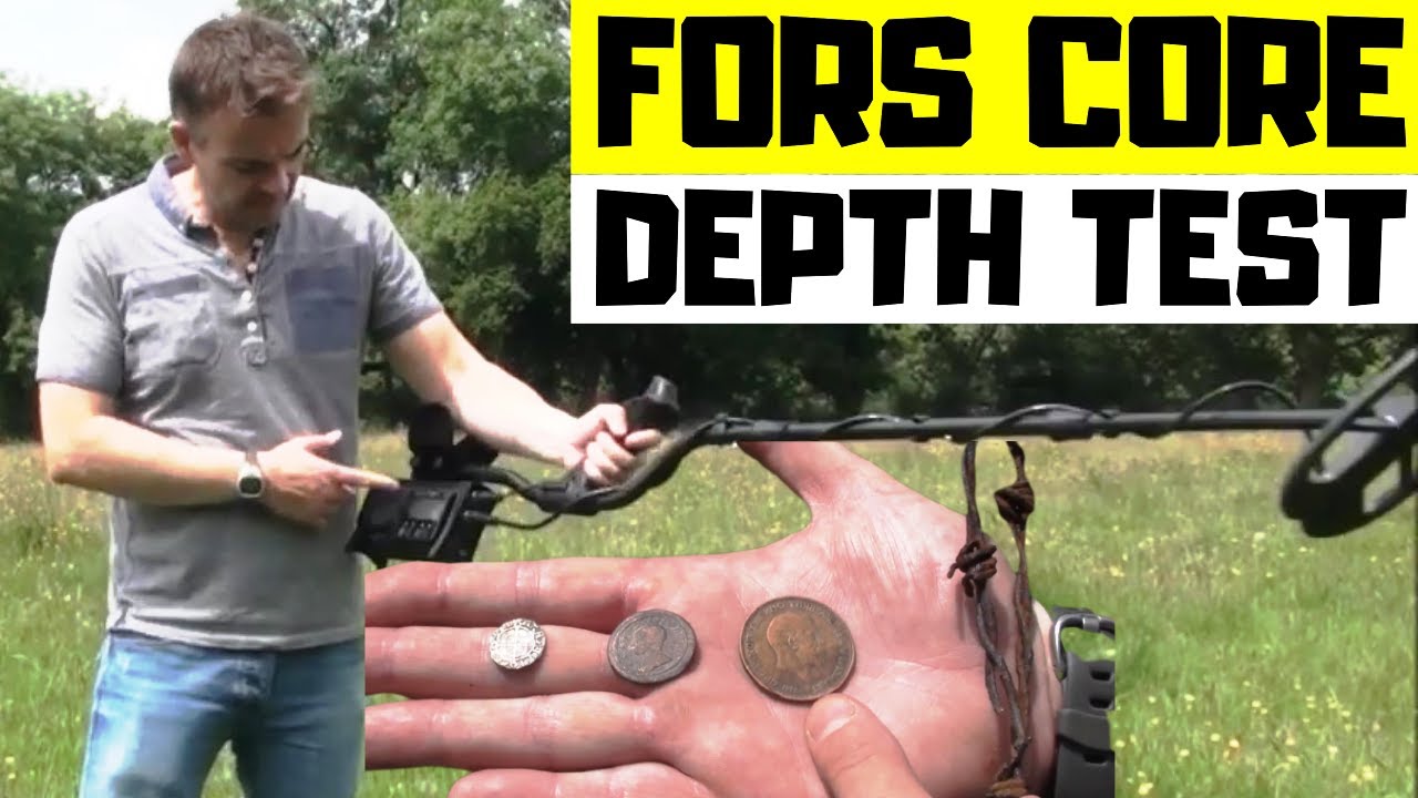 Fors CoRe Metal Detector -  Depth Test