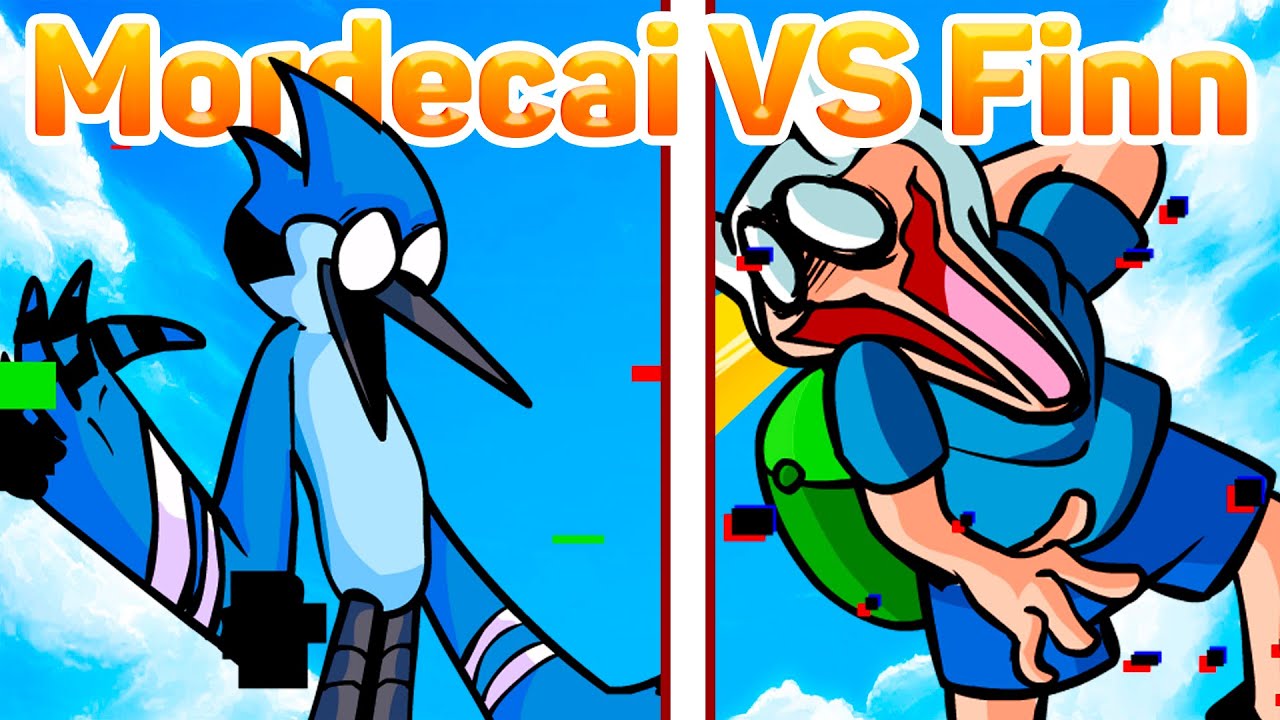 Friday Night Funkin' - PIBBY Mordecai VS Finn | Confronting Yourself (Learning with pibby)