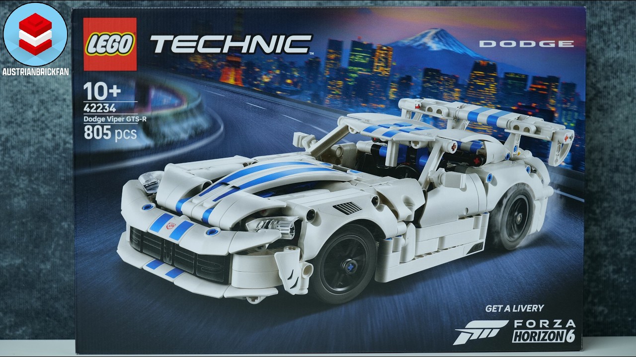 LEGO Technic 42234 Dodge Viper GTS-R &ndash; szybka budowa i recenzja LEGO