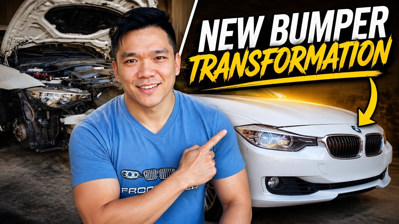 BMW F30 Front Bumper Replacement | 328i 3 series