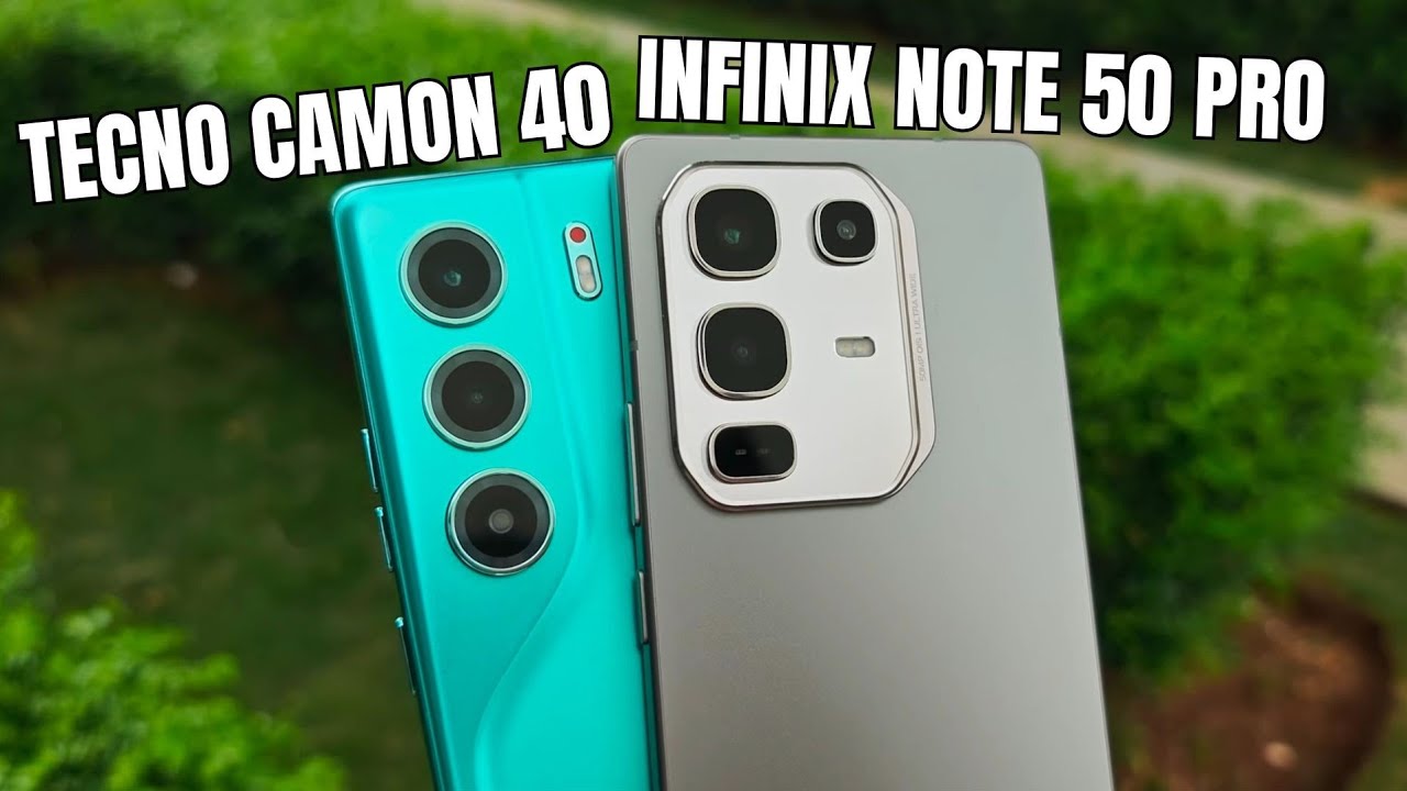 INFINIX NOTE 50 PRO VS TECNO CAMON 40 | FULL COMPARISON DISPLAY, GAMING, CAMERA, UI