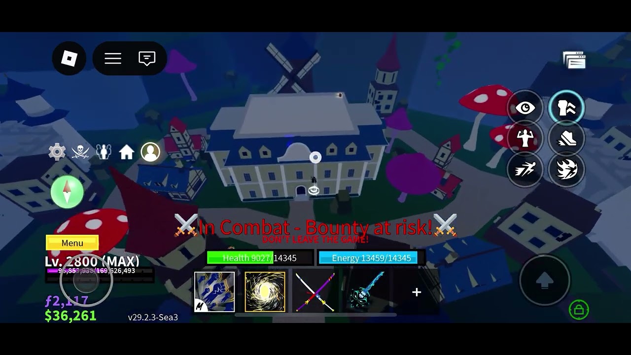 Pvping in blox fruits!!