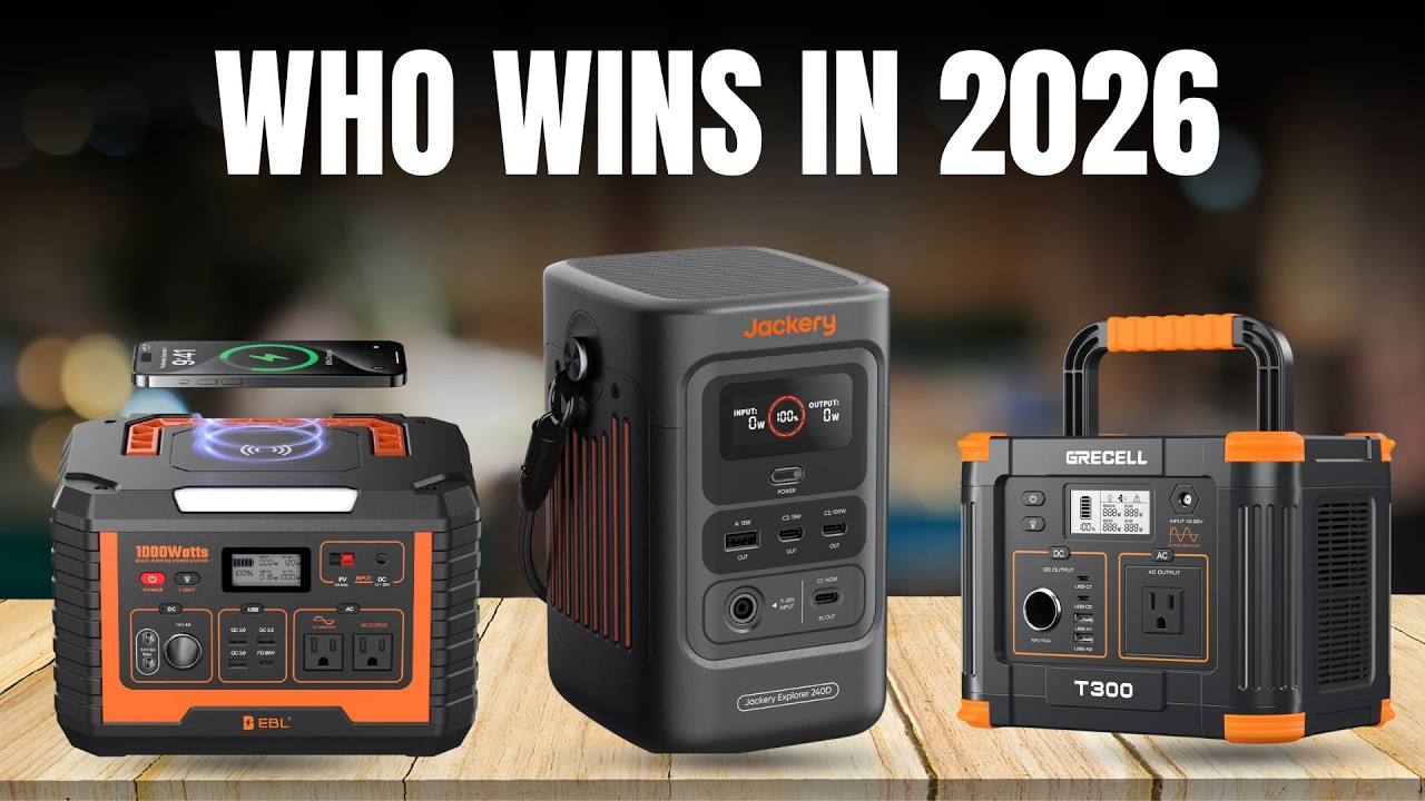 Top 5 Portable Power Stations For Emergency Backup & Camping (2026 Review)