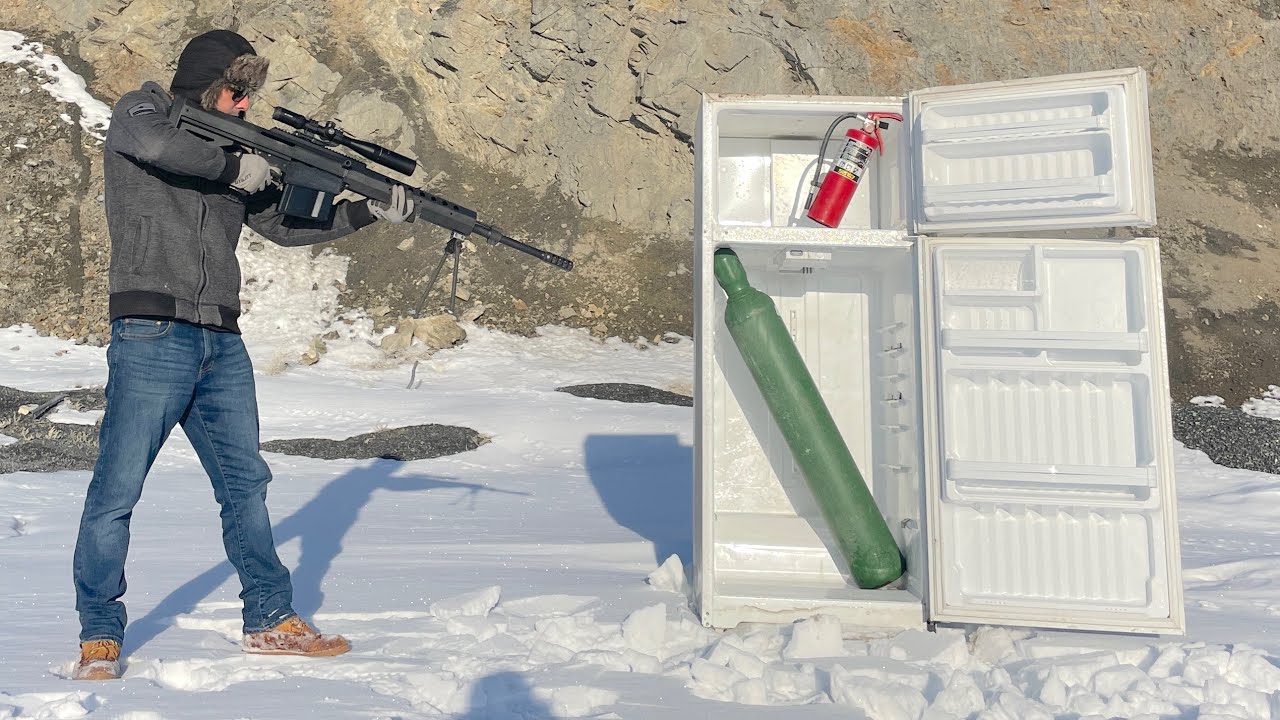 Не кладите кислородный баллон в холодильник.