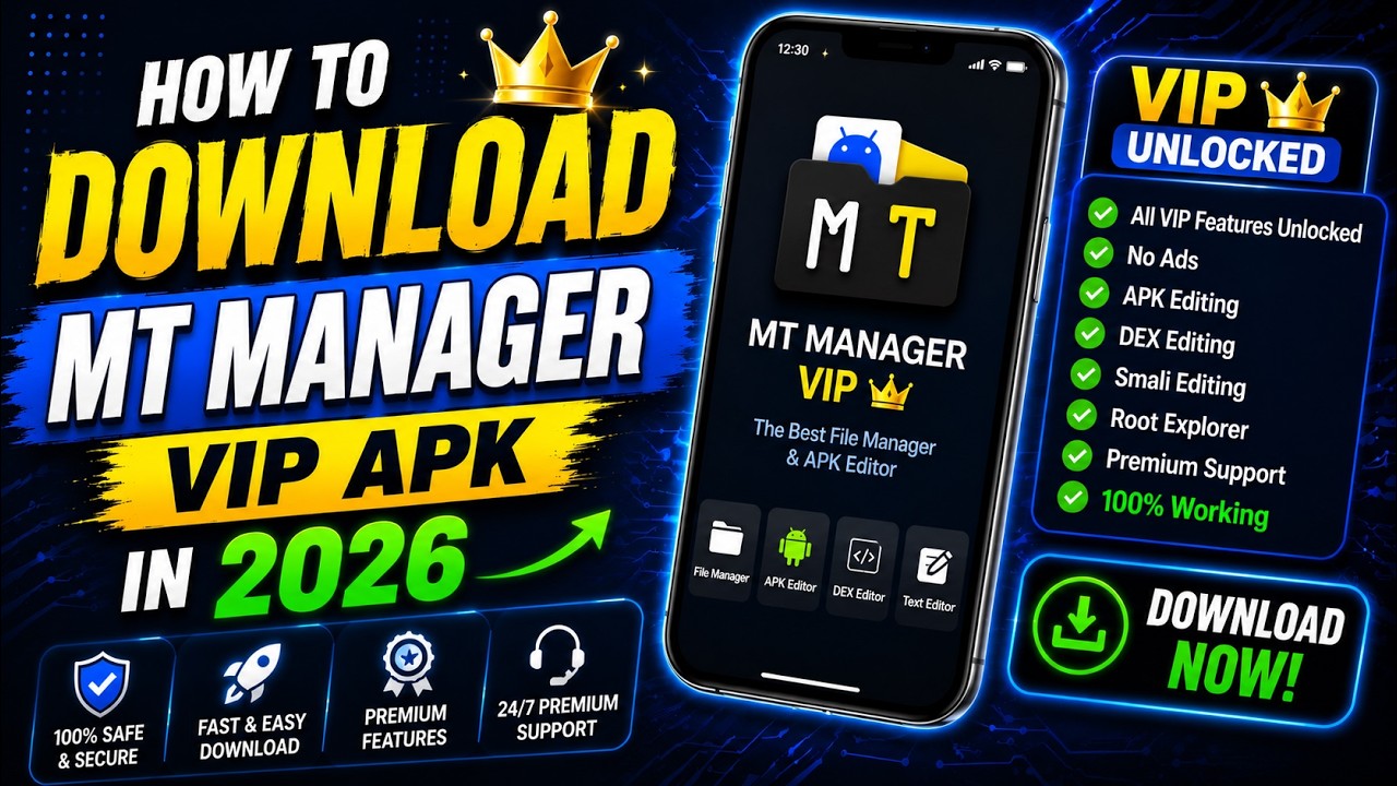 How to Download MT Manager VIP APK 2026!