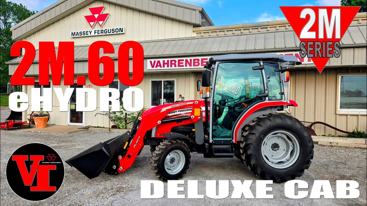 Massey Ferguson 2M.60 eHydrostat Deluxe Cab (60.3 Engine HP)Premium Compact Utility Tractor