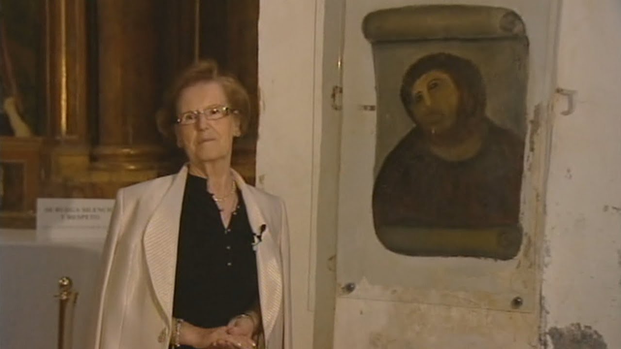 Muere Cecilia Gim&eacute;nez, la autora de la restauraci&oacute;n del 'Ecce Homo'