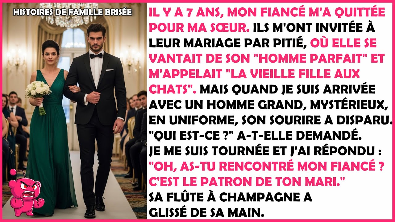 Mon ex m'a quittée pour ma sœur—À leur mariage, elle s'est figée en voyant l'homme que j'ai amené...