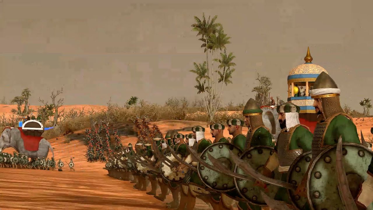 Araby vs Ogre Kingdoms warhammer 2 cinematic battle