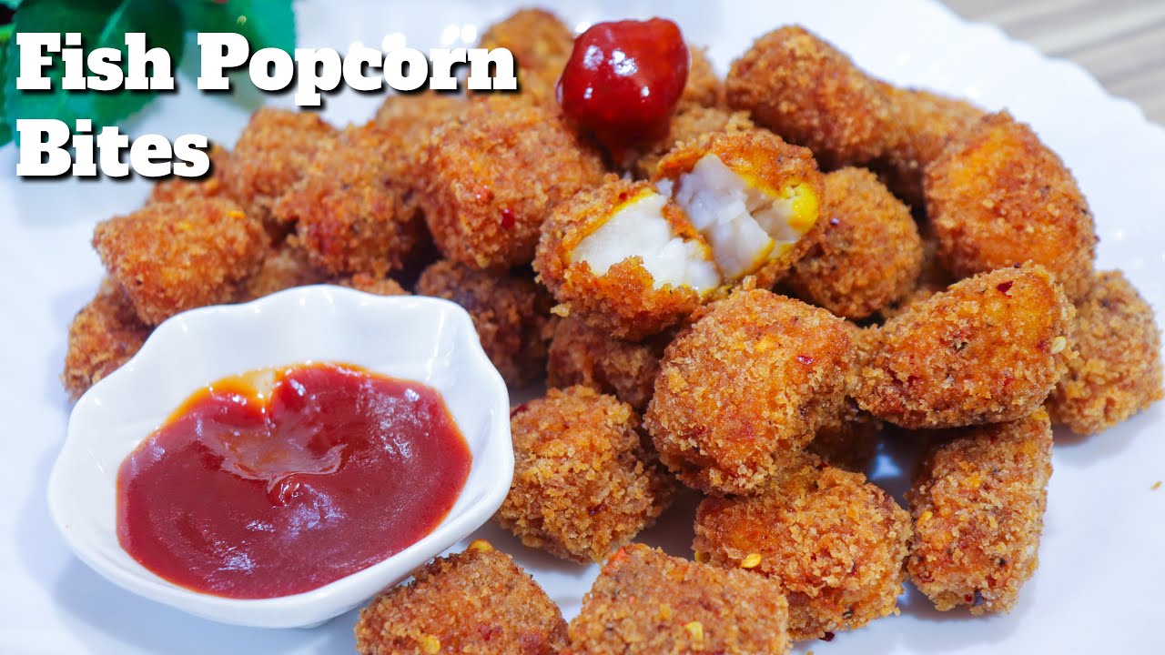 Crispy Fish Popcorn | Fish bites | Quick Recipe | Fish Nuggets  Juicy & Easy to Make