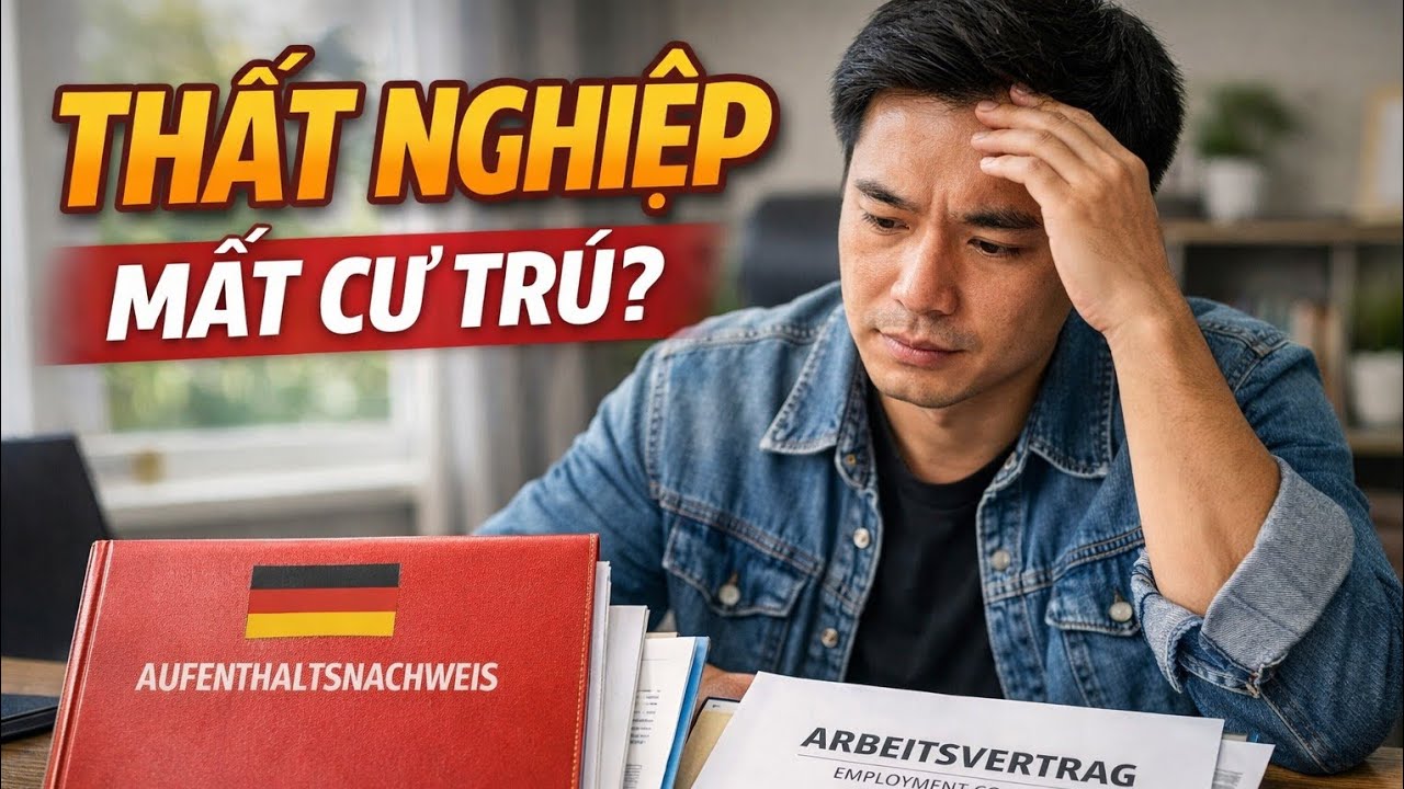 🇩🇪 Thất nghiệp ở Đức có bị thu hồi cư trú? Hiểu sai là rủi ro lớn